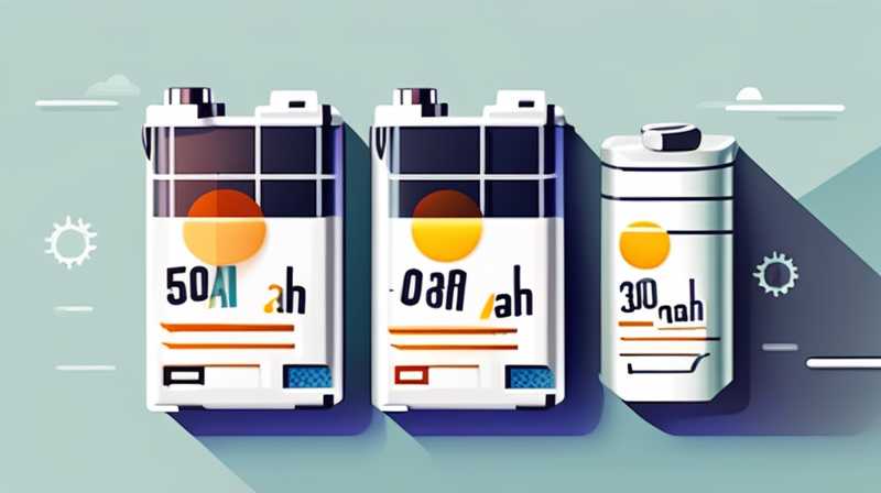 How much power does a solar 30ah lithium battery have