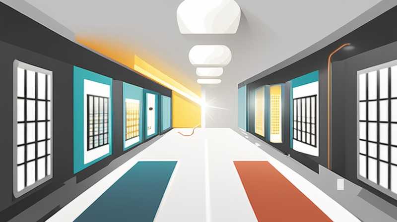 How to use solar energy in corridor lights