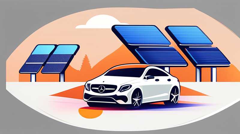 Where are the Snow Mercedes solar panels?