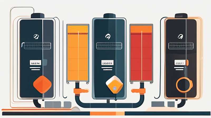 How to connect solar heating pipelines