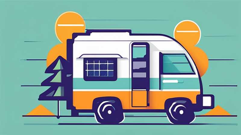 How many watts of solar energy can be installed on a motorhome