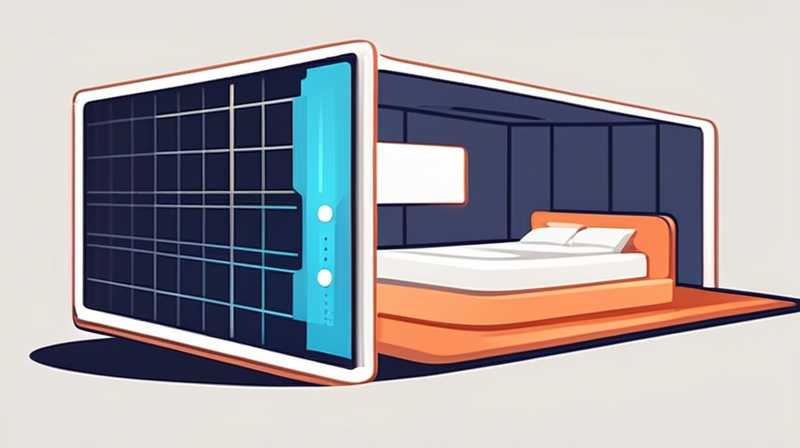 How much electricity can a 100w solar panel on a bed car charge