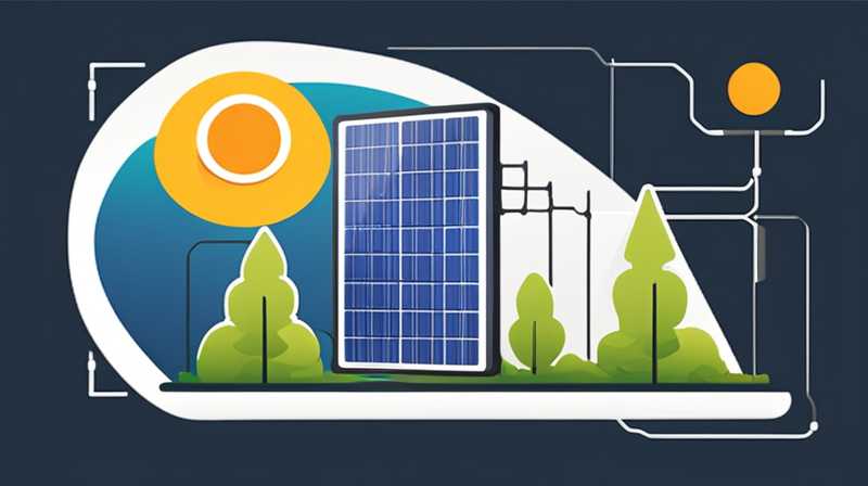 How to connect solar panels to four-core wires