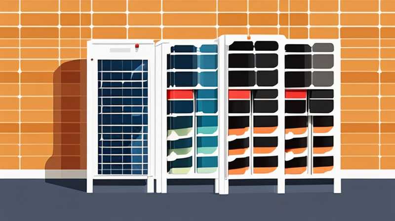 How to make a cabinet with solar energy vertically