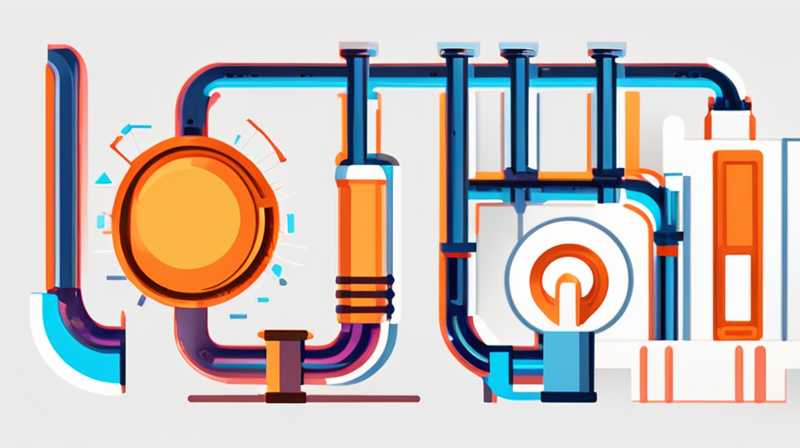 What kind of pipes are generally used to connect solar energy