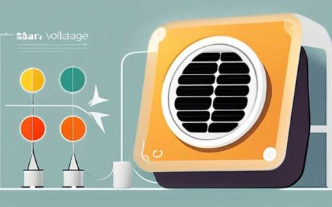 How to measure the working voltage of solar energy