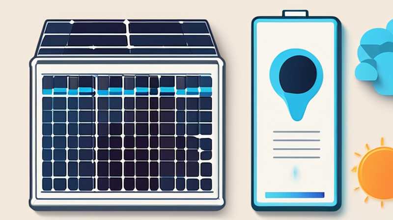 What is the meaning of solar panel bat