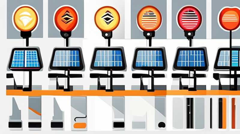 What is the principle of roadside solar lights