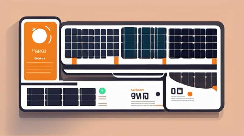 What does 9w mean for solar panels