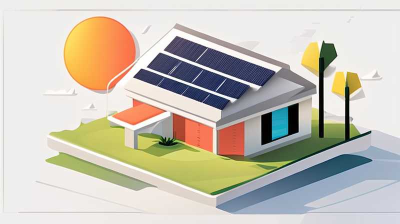 What are the ways to generate solar power in villas?