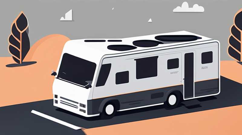 How many solar panels can be placed on an RV?