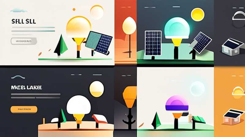 What are the types of mobile solar lights?