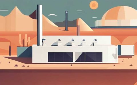 Where are the desert solar power stations?