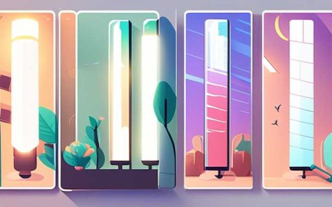 When does the solar light strip light up?