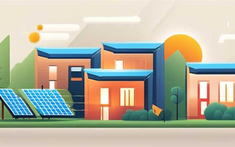 Why are there solar lights on rooftops?