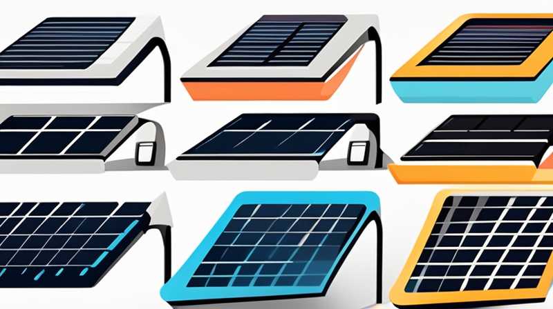 What are the commonly used solar panels?