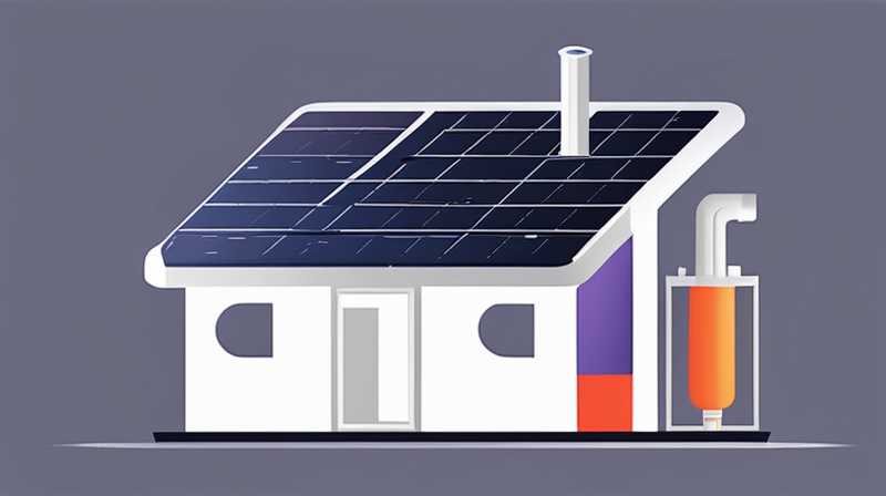 How to connect a cylindrical solar thermal barrel