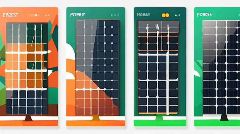 How to install forest solar energy monitoring