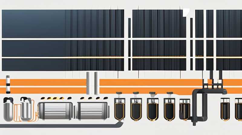 How many pipes are needed for solar heating