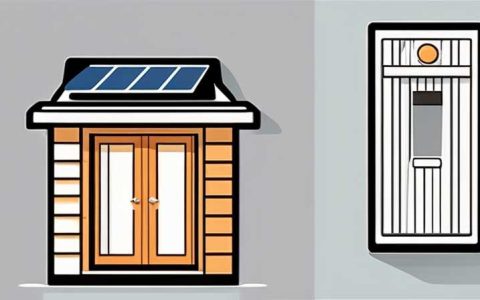 How to install solar lights on the door