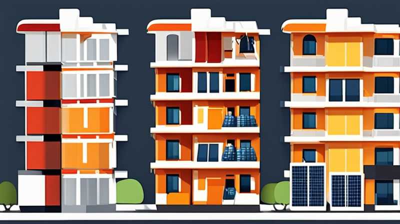 Why do small high-rise buildings have solar energy?