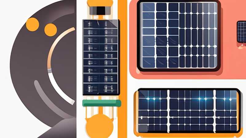 How to measure the current of solar cells