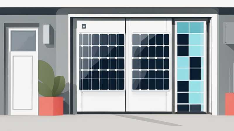 How to install solar panels on the door video