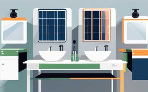 How to connect the bathroom to solar energy