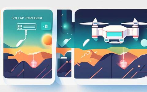 How does a solar-powered drone operate?