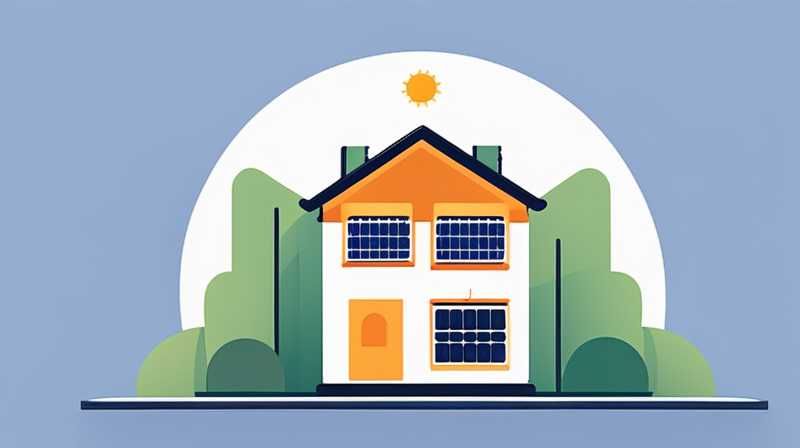 What kind of solar energy is generally used in rental houses