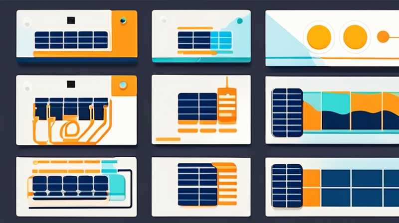 How to divide solar panels into volts