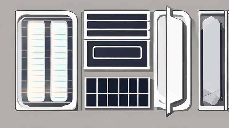 How to disassemble the solar panel of the door light