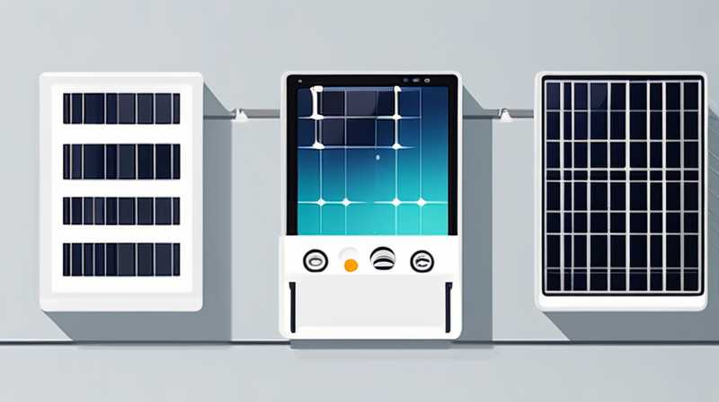 How to bundle wall-mounted solar panels