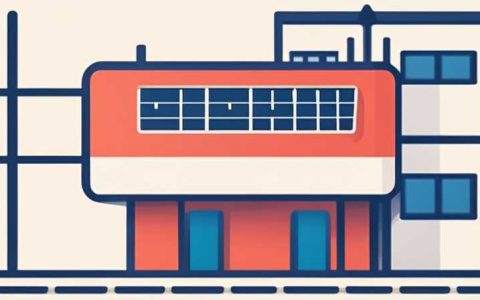 How to connect the solar light line for buildings