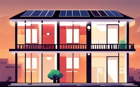 How to install solar lights behind the building