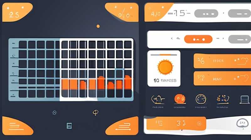 How to calculate solar power conversion rate