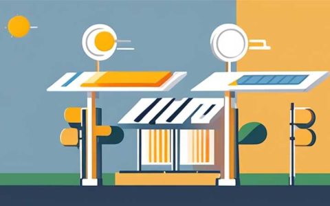 Which direction should the solar street light be turned on?
