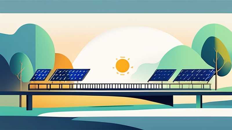 How to connect solar panels to the bridge