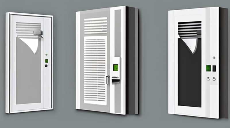 How to dismantle the square solar light of the slot door