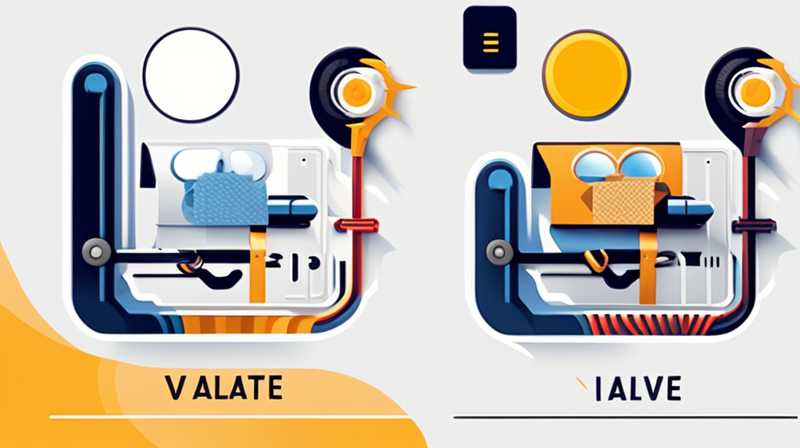 How to operate the solar valve