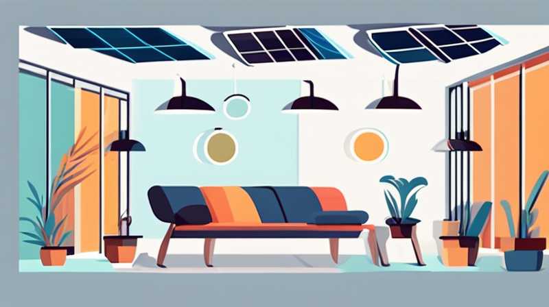 How to have solar lights indoors