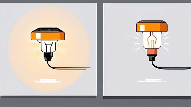 How to disassemble the integrated solar lamp wick