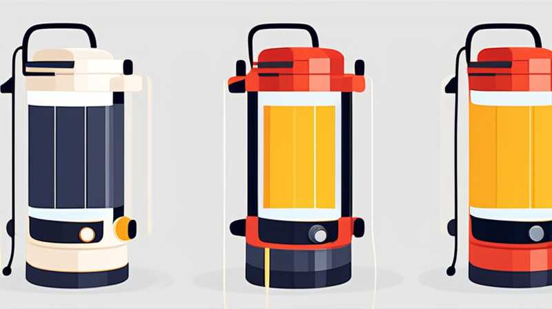 How to disassemble a solar camping lantern