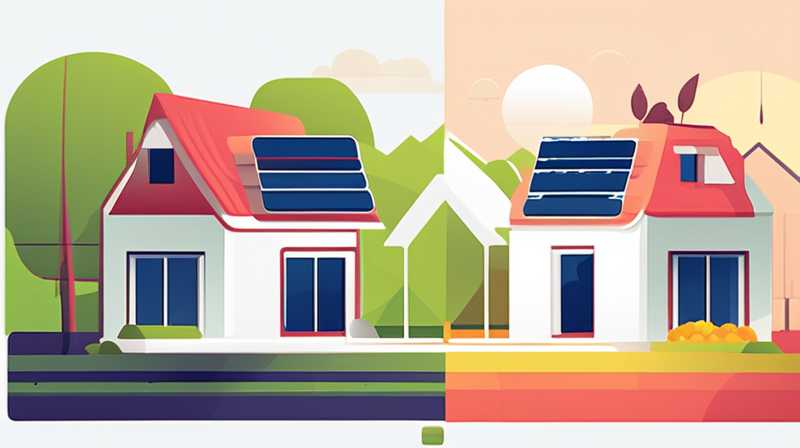 Which regions use home solar energy?