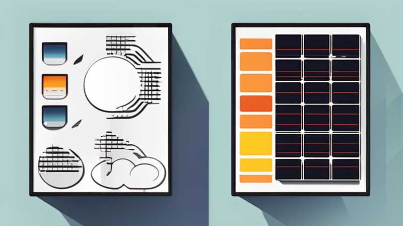 Which one controls the solar panel?