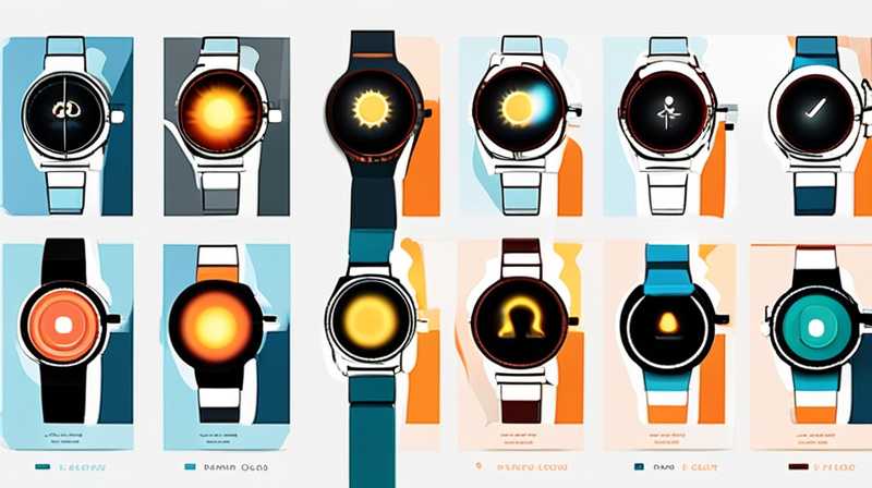 How to mark solar powered watch