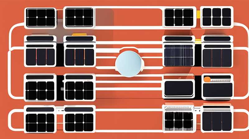 How to connect the solar panel output line if it is broken?