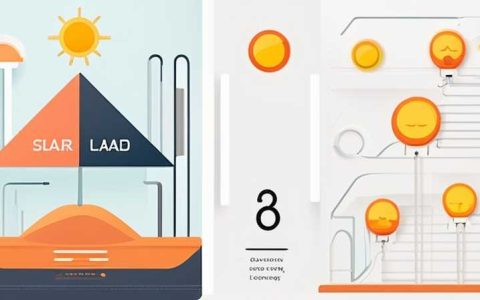 How does solar energy stabilize load voltage?