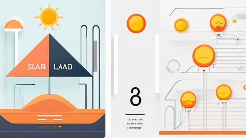 How does solar energy stabilize load voltage?