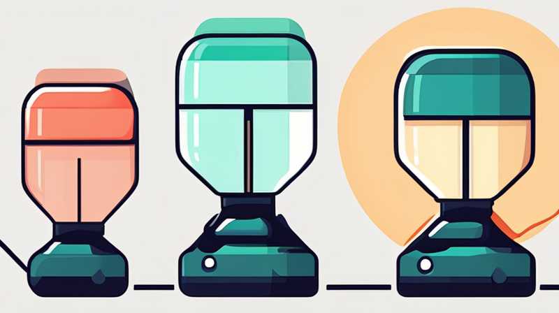 How to connect a charging lamp to a solar lamp head